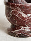 Esperance Accessories Salmo Red and White Marble Mortar and Pestle House of Isabella UK