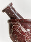 Esperance Accessories Salmo Red and White Marble Mortar and Pestle House of Isabella UK