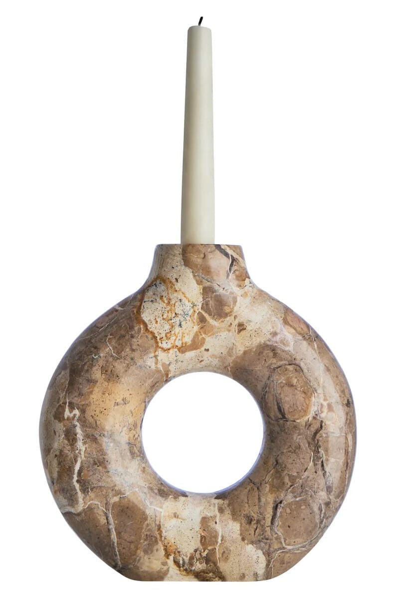 Esperance Accessories Santino Chocolate Marble Vase House of Isabella UK