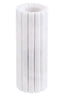 Esperance Accessories Savio White Fluted Marble Vase House of Isabella UK