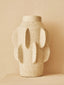Esperance Accessories Sidra Large Cream Textured Vase House of Isabella UK