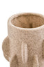 Esperance Accessories Sidra Small Cream Textured Vase House of Isabella UK