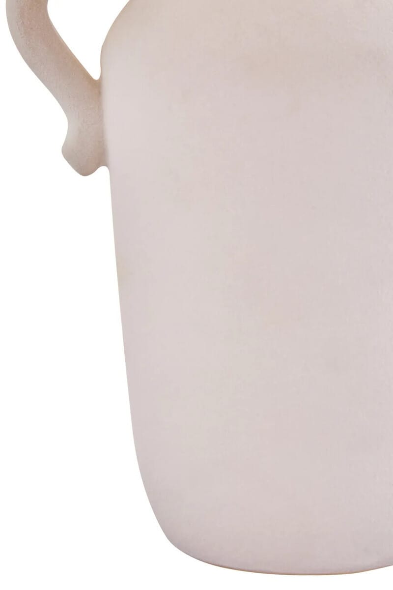 Esperance Accessories Sonata Large White Vase with Abstract Handles House of Isabella UK