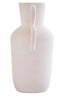 Esperance Accessories Sonata Large White Vase with Abstract Handles House of Isabella UK