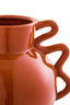 Esperance Accessories Sonata Small Burnt Orange Vase with Abstract Handles House of Isabella UK
