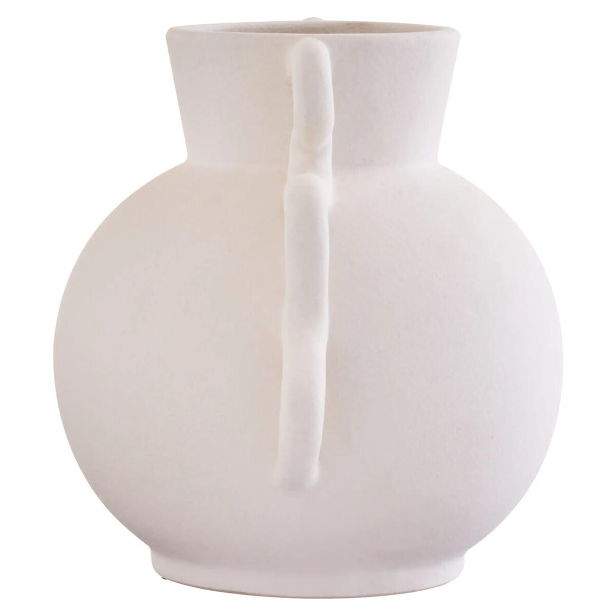 Esperance Accessories Sonata Small White Vase with Abstract Handles House of Isabella UK