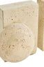 Esperance Accessories Tibor Travertine Set of Two Spherical Bookends House of Isabella UK