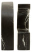 Esperance Accessories Zoro Black and White Marble Set of Two Comma Bookends House of Isabella UK