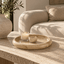 Esperance Accessories Zoro Cream Marble Round Tray House of Isabella UK