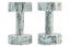 Esperance Accessories Zoro Set of Two Decorative Grey Marble Dumbbells House of Isabella UK