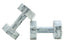 Esperance Accessories Zoro Set of Two Decorative Grey Marble Dumbbells House of Isabella UK