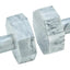 Esperance Accessories Zoro Set of Two Decorative Grey Marble Dumbbells House of Isabella UK