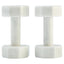 Esperance Accessories Zoro Set of Two Decorative White Marble Dumbbells House of Isabella UK