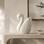 Esperance Accessories Zoro White Marble Decorative Swan House of Isabella UK
