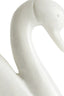 Esperance Accessories Zoro White Marble Decorative Swan House of Isabella UK