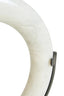 Esperance Accessories Zoro White Marble Ring Sculpture on Metal Stand House of Isabella UK