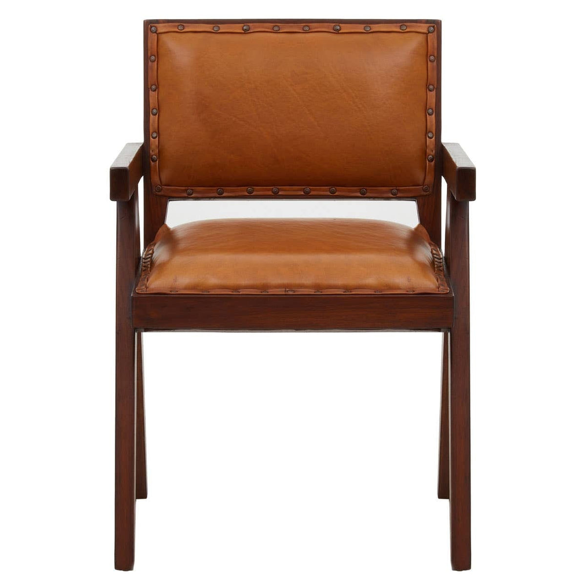 Esperance Dining Inca Tan Leather Dining Chair House of Isabella UK