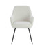 Esperance Dining Maxwell Set of 2 Light Beige Textured Fabric Dining Chairs with Arms House of Isabella UK