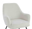 Esperance Dining Maxwell Set of 2 Light Beige Textured Fabric Dining Chairs with Arms House of Isabella UK