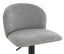 Esperance Dining Maxwell Set of 2 Light Grey Textured Fabric Curved Bar Chairs House of Isabella UK