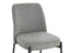 Esperance Dining Maxwell Set of 2 Light Grey Textured Fabric Dining Chairs House of Isabella UK