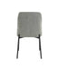 Esperance Dining Maxwell Set of 2 Light Grey Textured Fabric Dining Chairs House of Isabella UK