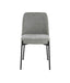 Esperance Dining Maxwell Set of 2 Light Grey Textured Fabric Dining Chairs House of Isabella UK