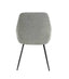Esperance Dining Maxwell Set of 2 Light Grey Textured Fabric Dining Chairs with Arms House of Isabella UK