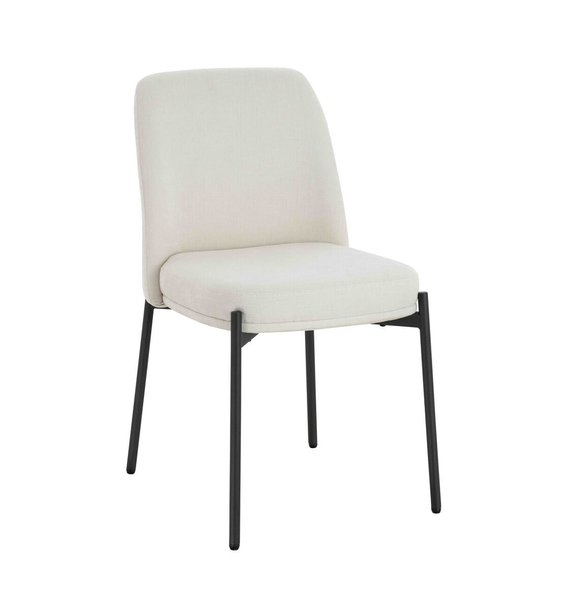 Esperance Dining Maxwell Set of Two Light Beige Textured Fabric Dining Chairs House of Isabella UK