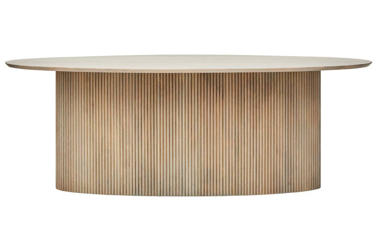 Esperance Dining Torello Grey Mango Wood Oval Dining Table House of Isabella UK