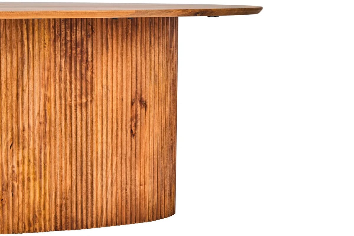 Esperance Dining Torello Mango Wood Oval Dining Table House of Isabella UK