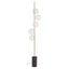 Esperance Lighting Abira Black Marble and Brass 5 Bulb Floor Lamp House of Isabella UK