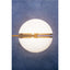 Esperance Lighting Abira Brushed Brass Ball Wall Light House of Isabella UK