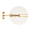 Esperance Lighting Abira Brushed Brass Ball Wall Light House of Isabella UK