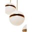 Esperance Lighting Abira Five Ball Brass Pendant Light House of Isabella UK