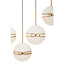 Esperance Lighting Abira Five Ball Brass Pendant Light House of Isabella UK