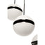Esperance Lighting Abira Five Ball Matt Black Pendant Light House of Isabella UK