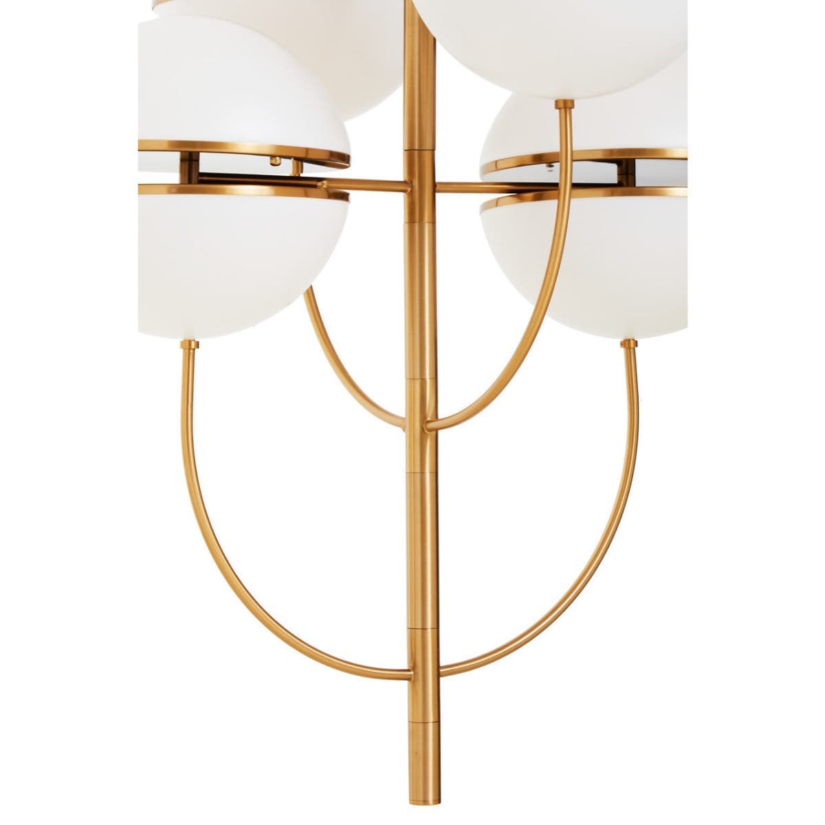 Esperance Lighting Abira Four Ball Brass Pendant Light House of Isabella UK