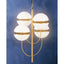 Esperance Lighting Abira Four Ball Brass Pendant Light House of Isabella UK