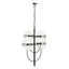 Esperance Lighting Abira Four Ball Matt Black Pendant Light House of Isabella UK