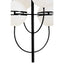 Esperance Lighting Abira Four Ball Matt Black Pendant Light House of Isabella UK