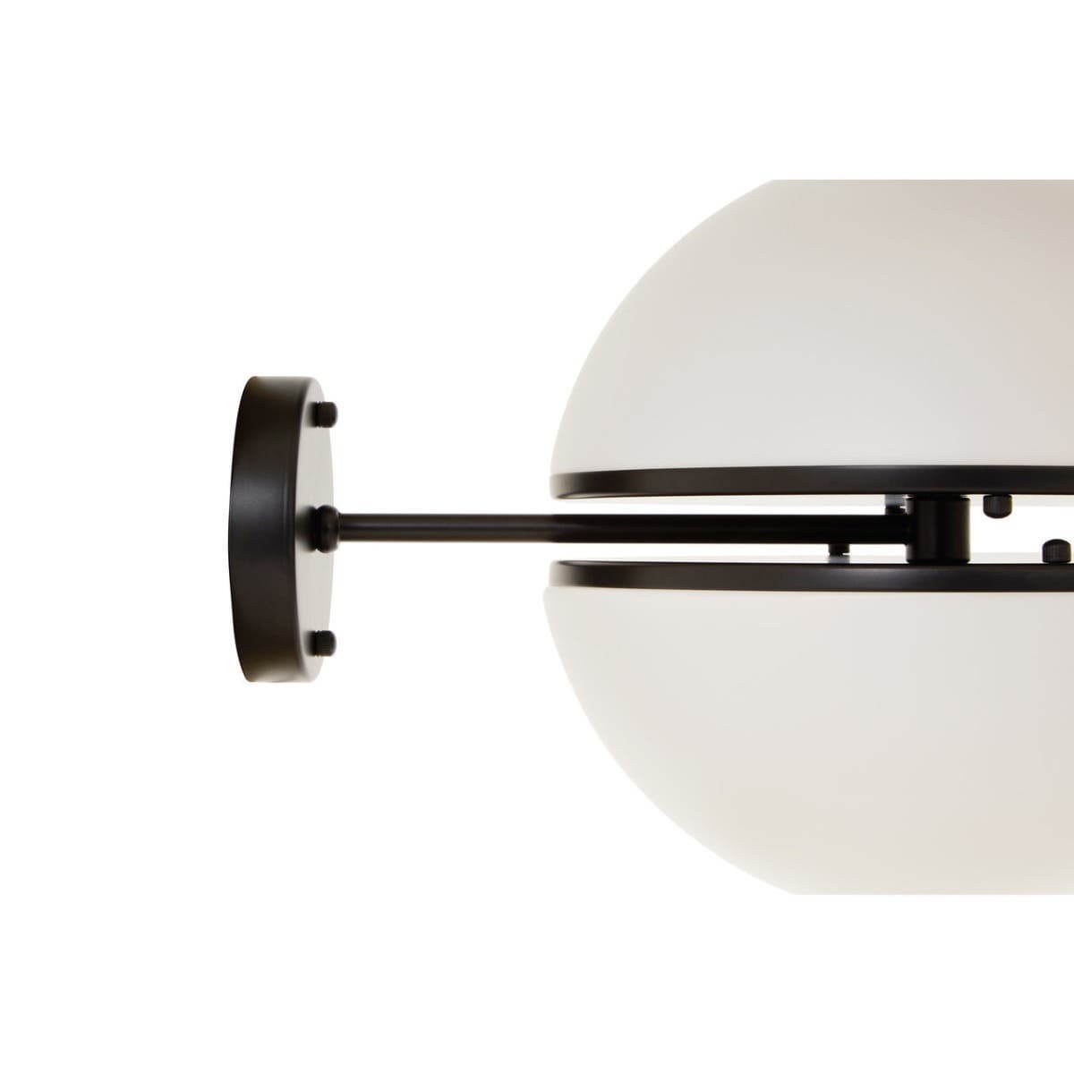 Esperance Lighting Abira Matt Black Ball Wall Light House of Isabella UK
