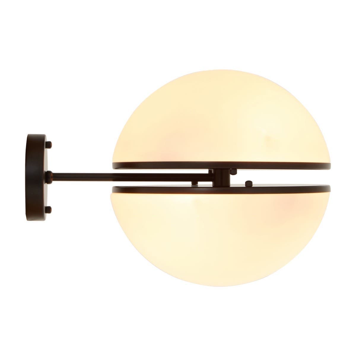 Esperance Lighting Abira Matt Black Ball Wall Light House of Isabella UK