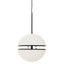 Esperance Lighting Abira Matt Black Pendant Light House of Isabella UK