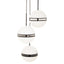 Esperance Lighting Abira Three Ball Matt Black Pendant Light House of Isabella UK