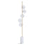 Esperance Lighting Abira White Marble and Brass Finish 5 Bulb Floor Lamp House of Isabella UK