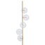 Esperance Lighting Abira White Marble and Brass Finish 5 Bulb Floor Lamp House of Isabella UK