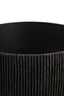 Esperance Lighting Carta Black Etched Linear Design Papier Mache Table Lamp House of Isabella UK