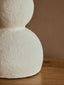 Esperance Lighting Carta White Papier Mache Table Lamp House of Isabella UK