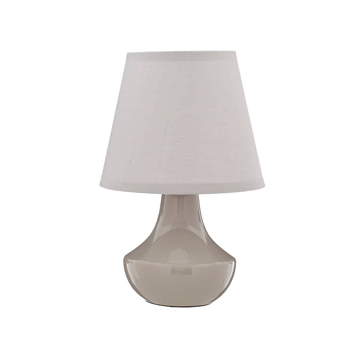 Esperance Lighting Globo Set of Two Grey Ceramic Table Lamps House of Isabella UK
